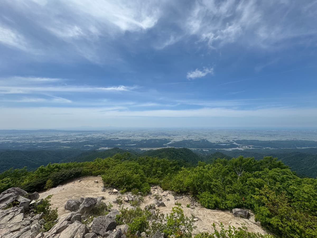 五ノ峰山頂からの景色